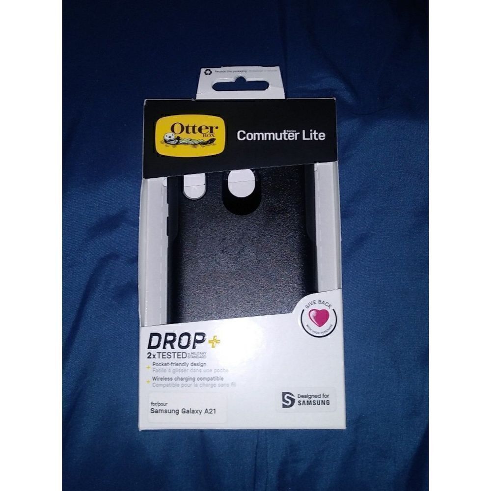 3 for $26 Otter Box Commuter Lite Series Drop+ Military Black Samsung Galaxy A21